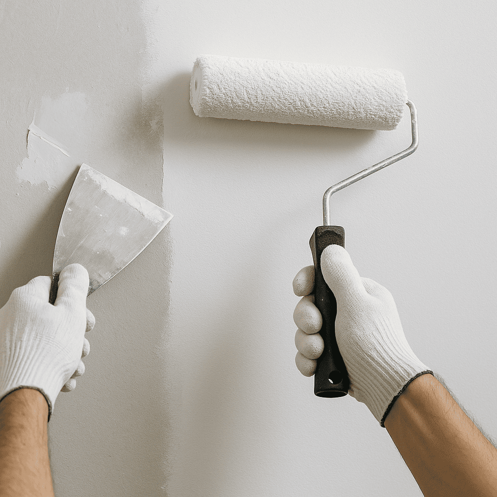 glaistymo ir dažymo patarimai